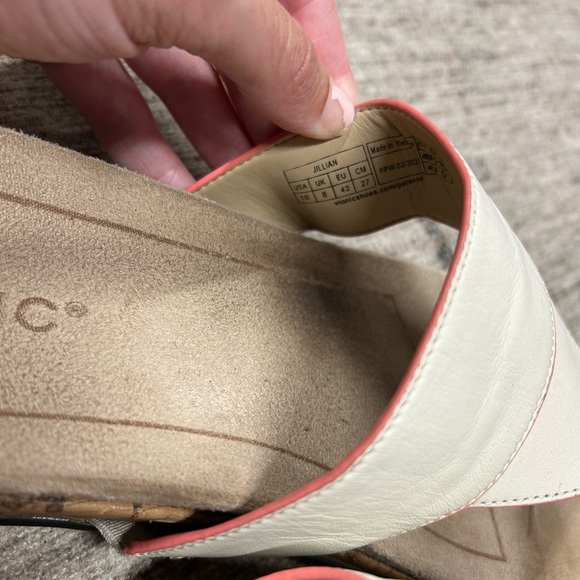 Vionic Womens Jillian Beige T-Strap Sandals Size 10 - Picture 3 of 4